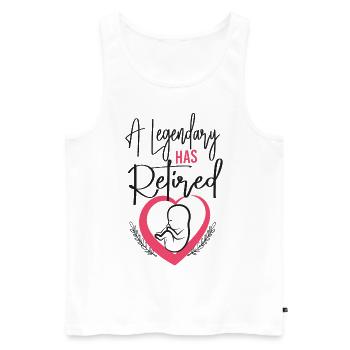 Nurse Midwife Birth Worker A - Men's Premium Organic Tank Top - white - Front - Michal (187cm)