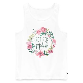 Nurse Midwife Birth Worker - Men's Premium Organic Tank Top - white - Front - Michal (187cm)