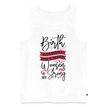 LD Labour And Delivery Nurse - Men's Premium Organic Tank Top - white - Front - Michal (187cm)