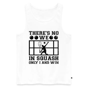 Squash Player Squash Tennis Player Raquetball Spor - Men's Premium Organic Tank Top - white - Front - AI Model Male 178 light (178cm)