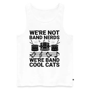 Drum Corps Marching Band Drum Corp Music Percussio - Männer Premium Bio Tank Top - Weiß - Vorne - Michal (187cm)