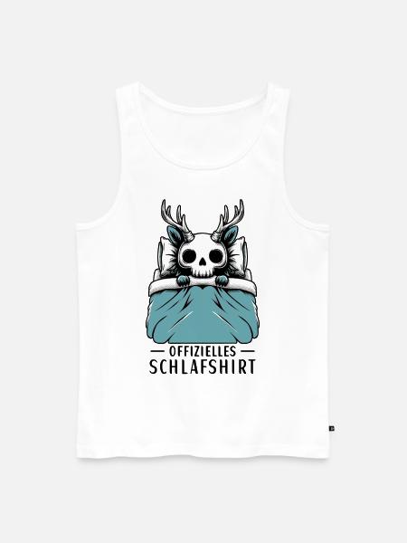 Official Sleep Shirt Wendigo - Men's Premium Organic Tank Top - white