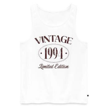 Millésime 1994 Édition Limitée Anniversaire 1994 - Débardeur bio Premium Homme - blanc - Devant - Michal (187cm)