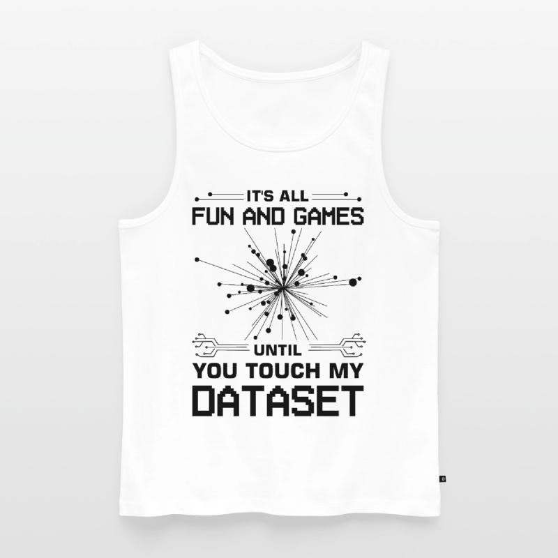 Machine Learning Algorithmen KI Datenanalyst Männer Premium Bio Tank Top