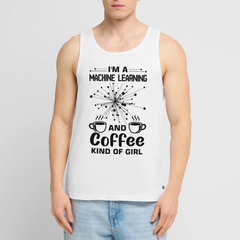 Machine Learning Algorithmen KI Datenanalyst Männer Premium Bio Tank Top