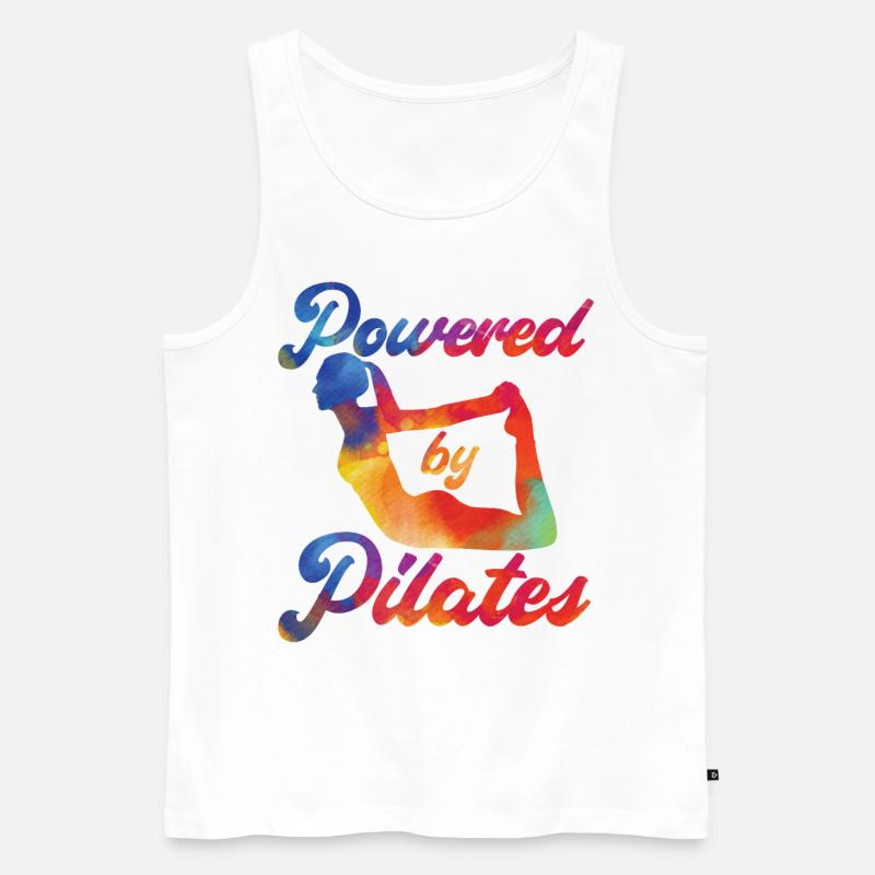 Pilates Instructor Teacher - Männer Premium Bio Tank Top - Weiß