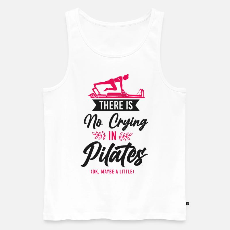 Pilates Instructor Teacher There - Männer Premium Bio Tank Top - Weiß
