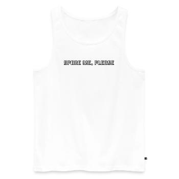 Bowling - Spare me, please - Men's Premium Organic Tank Top - white - Front - Michal (187cm)