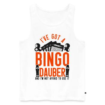 Bingo Player I've Got A Bingo - Männer Premium Bio Tank Top - Weiß - Vorne - AI Model Male 178 light (178cm)