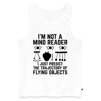 Naturwissenschaftliches Lehramt Lehramt Biologie Chemie P - Männer Premium Bio Tank Top - Weiß - Vorne - Michal (187cm)