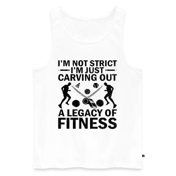 Physical Education Teacher PE Teachers School Spor - Men's Premium Organic Tank Top - white - Front - Michal (187cm)