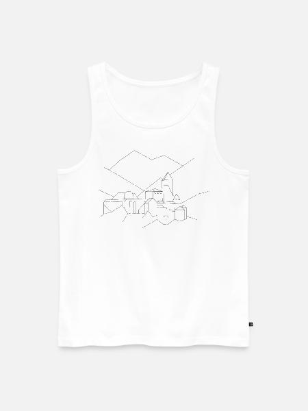 Südtirol - Männer Premium Bio Tank Top - Weiß
