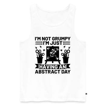 Kunstlehrer Schullehrer Lustige Kunstlehrer Scho - Männer Premium Bio Tank Top - Weiß - Vorne - Michal (187cm)