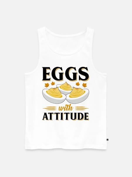 Devil's Egg Spell - Men's Premium Organic Tank Top - white