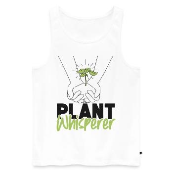 Plant Lover Gardening Plant - Männer Premium Bio Tank Top - Weiß - Vorne - Michal (187cm)