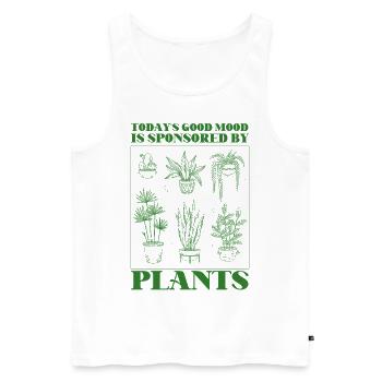 Plant Lover Gardening Today's Good - Männer Premium Bio Tank Top - Weiß - Vorne - Michal (187cm)