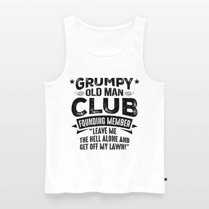 Grumpy Old Man Grumpy Men's Premium Organic Tank Top