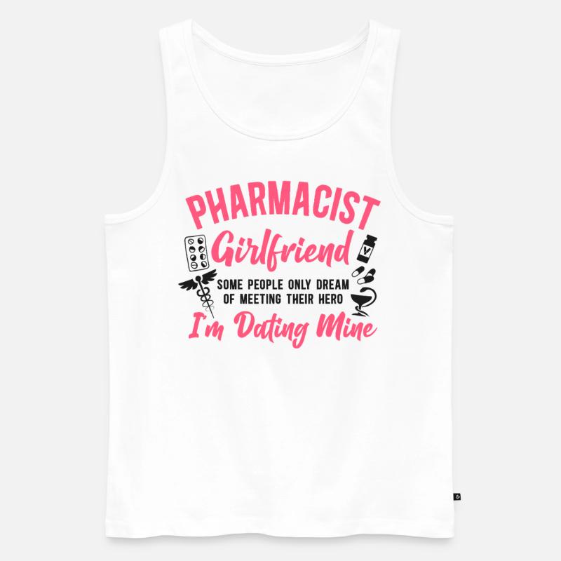 Pharmacy Tech Technician - Männer Premium Bio Tank Top - Weiß