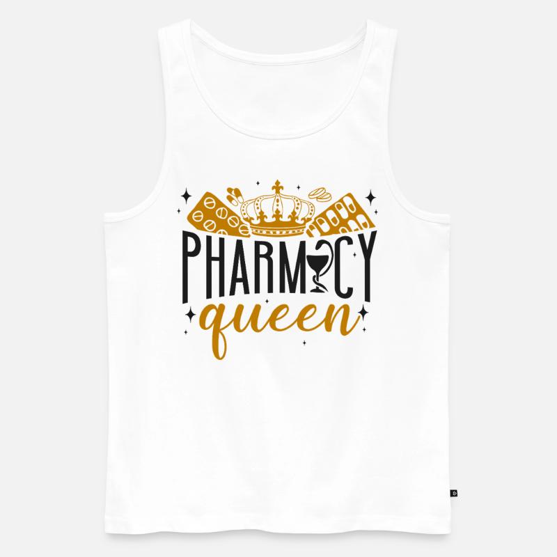 Pharmacy Tech Technician - Männer Premium Bio Tank Top - Weiß