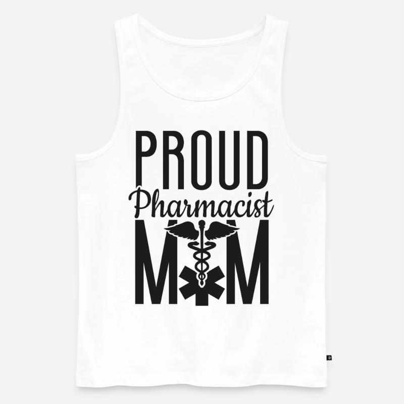 Pharmacy Tech Technician - Männer Premium Bio Tank Top - Weiß
