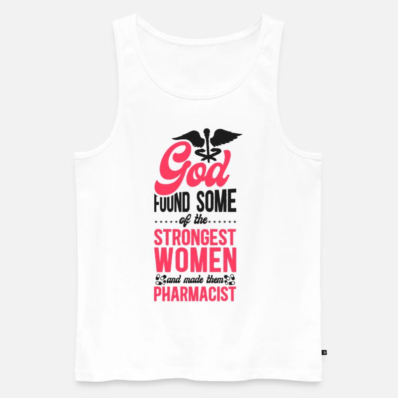Pharmacy Tech Technician - Männer Premium Bio Tank Top - Weiß