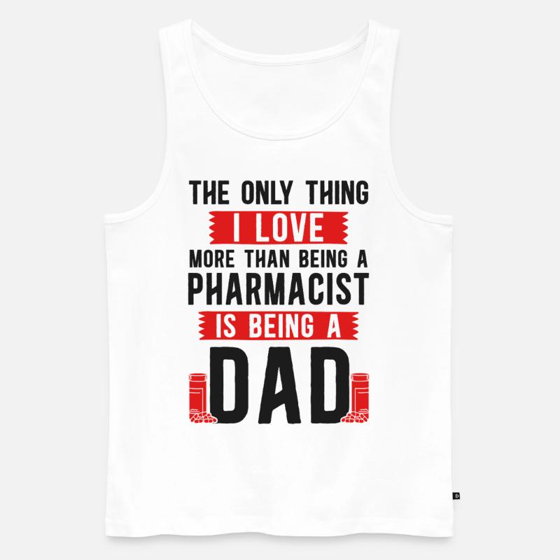 Pharmacy Tech Technician - Männer Premium Bio Tank Top - Weiß