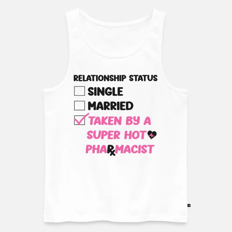 Pharmacy Tech Technician - Männer Premium Bio Tank Top - Weiß