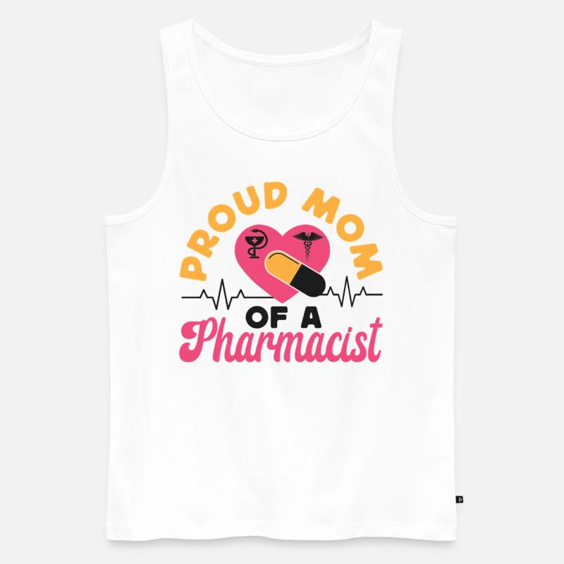 Pharmacy Tech Technician - Männer Premium Bio Tank Top - Weiß