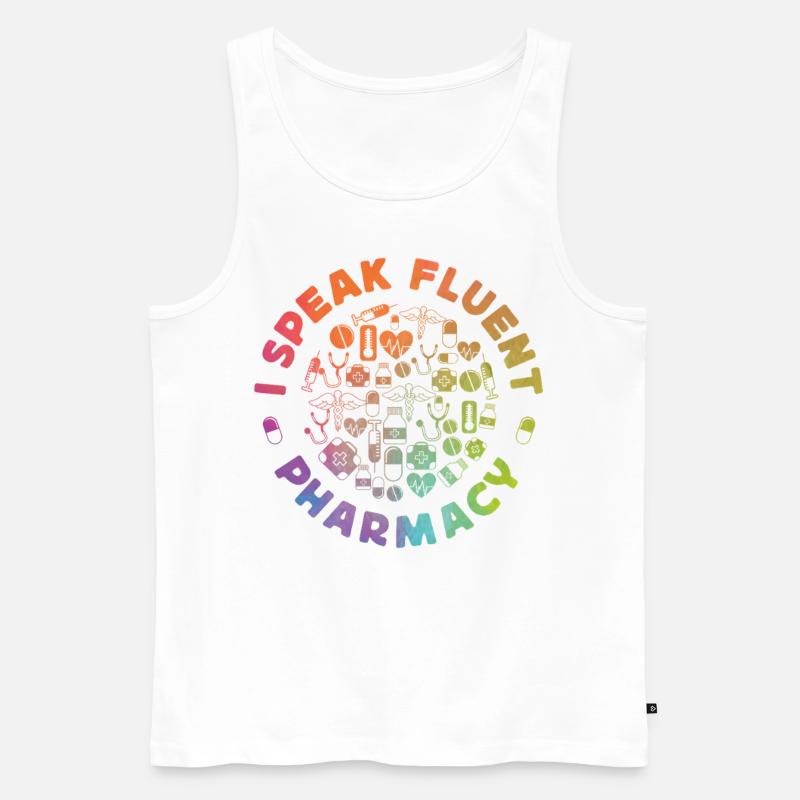 Pharmacy Tech Technician - Männer Premium Bio Tank Top - Weiß