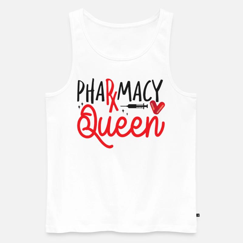 Pharmacy Tech Technician - Männer Premium Bio Tank Top - Weiß