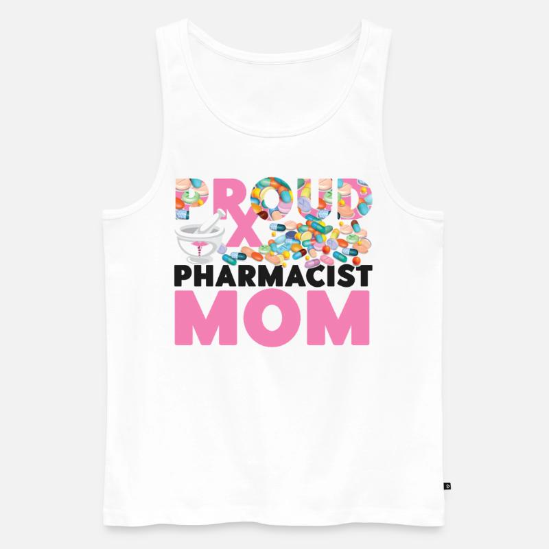 Pharmacy Tech Technician - Männer Premium Bio Tank Top - Weiß