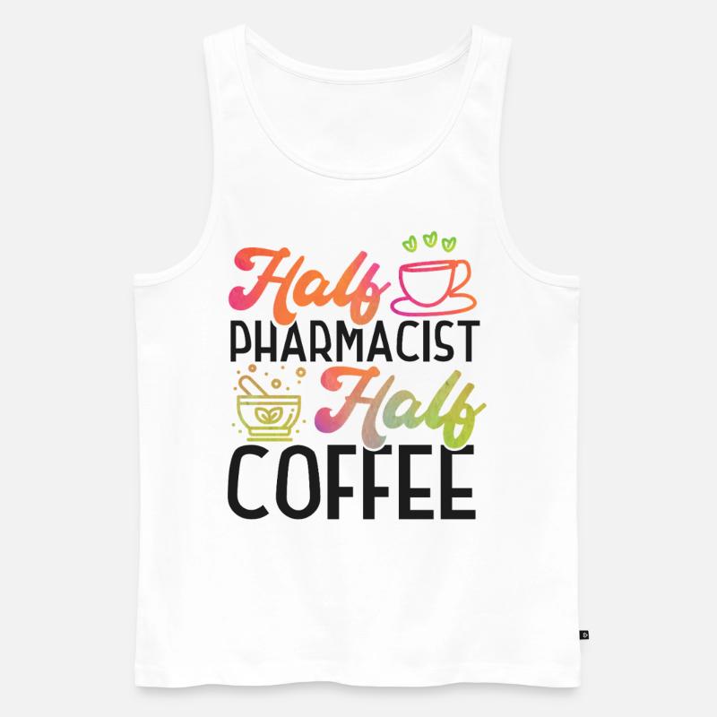 Pharmacy Tech Technician - Männer Premium Bio Tank Top - Weiß