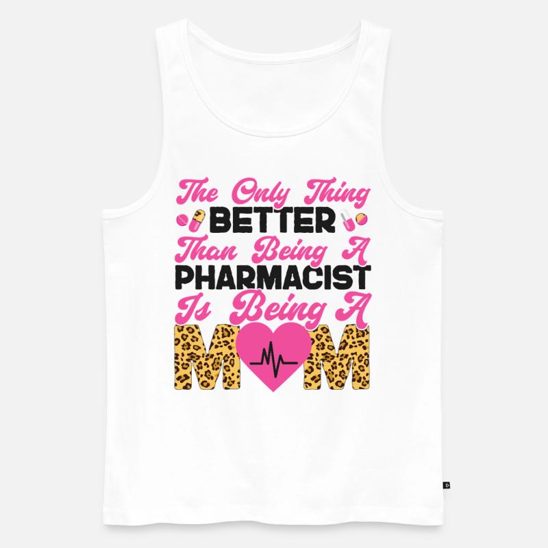 Pharmacy Tech Technician - Männer Premium Bio Tank Top - Weiß