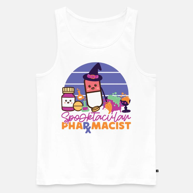 Pharmacy Tech Technician - Männer Premium Bio Tank Top - Weiß