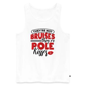 poledance pole dance fille pole dancing cadeau - Débardeur bio Premium Homme - blanc - Devant - Michal (187cm)