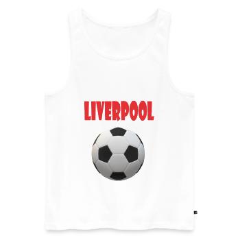 Liverpool Design - Débardeur bio Premium Homme - blanc - Devant - Michal (187cm)