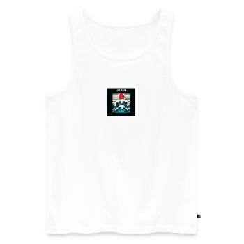 Japan - Débardeur bio Premium Homme - blanc - Devant - Michal (187cm)