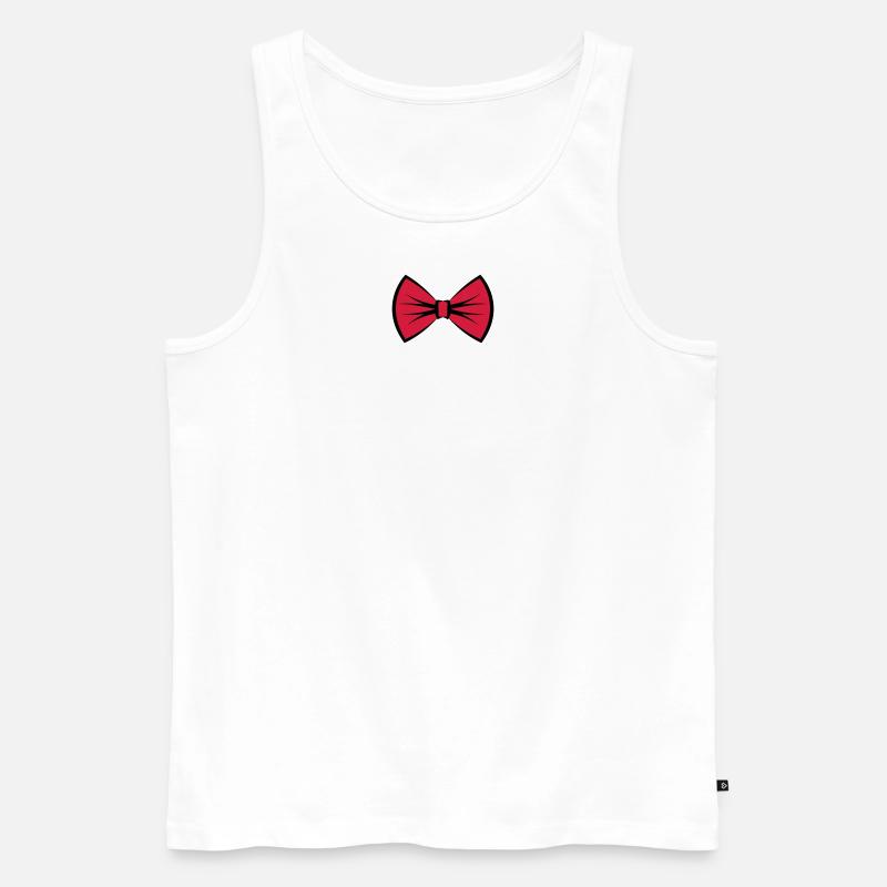Krawattenschleife / Fliege / Querbinder - Männer Premium Bio Tank Top - undefined
