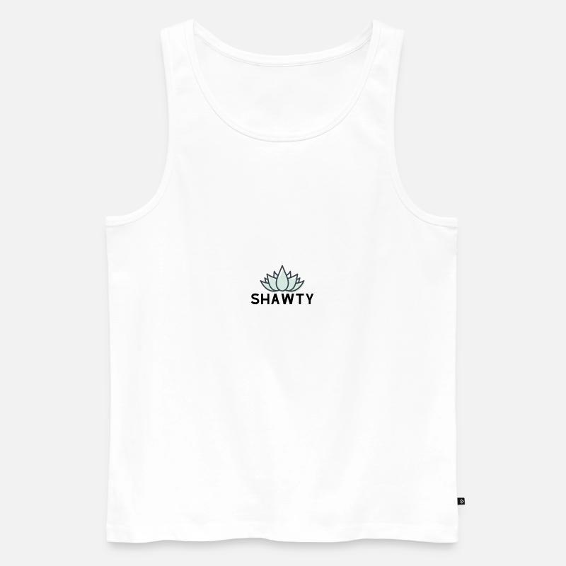 Shawty Designe idee Geschenk - Männer Premium Bio Tank Top - Weiß