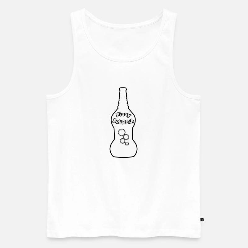 Zohan - Fizzy Bubblech / Bubbele - Männer Premium Bio Tank Top - Weiß