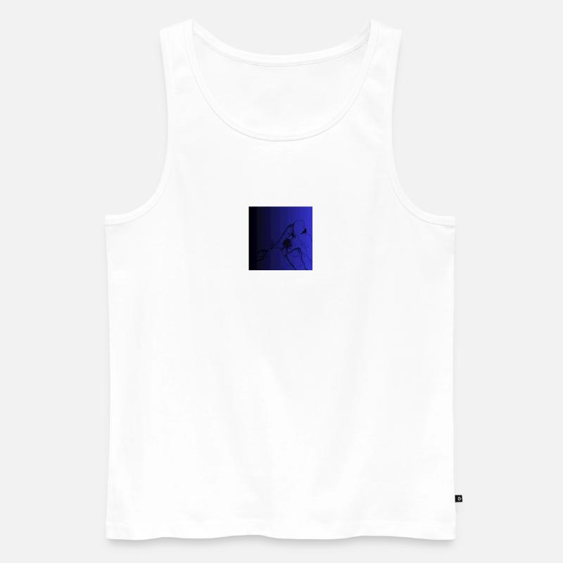 Bergsteigen - Männer Premium Bio Tank Top - Weiß