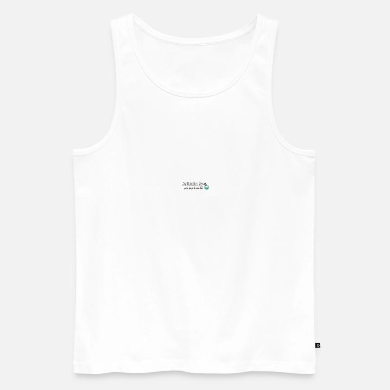 Admin Sys, parce que je le vaux bien ! - Débardeur bio Premium Homme - blanc