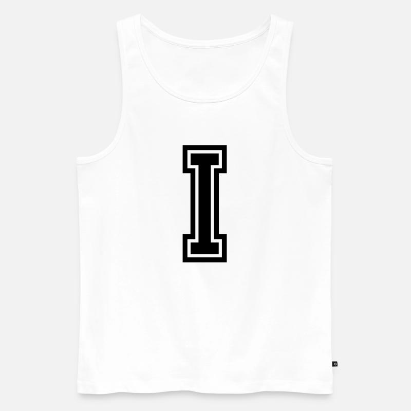 I - Männer Premium Bio Tank Top - Weiß