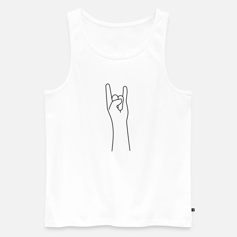 devil 2 - Männer Premium Bio Tank Top - Weiß