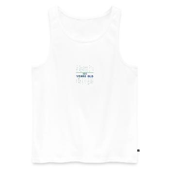 5. Geburtstag 5 Jahre alt Binärcode Coder - Männer Premium Bio Tank Top - Weiß - Vorne - Michal (187cm)