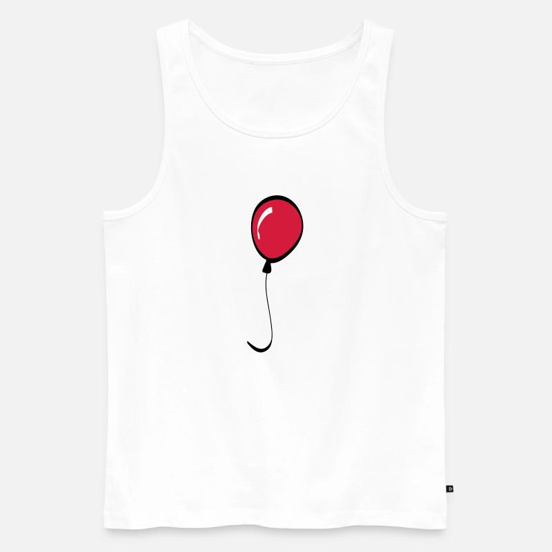 balloon - Men's Premium Organic Tank Top - white