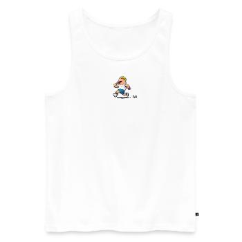 Eisdiät - Männer Premium Bio Tank Top - Weiß - Vorne - Michal (187cm)