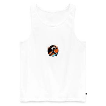 judoka - Débardeur bio Premium Homme - blanc - Devant - Michal (187cm)