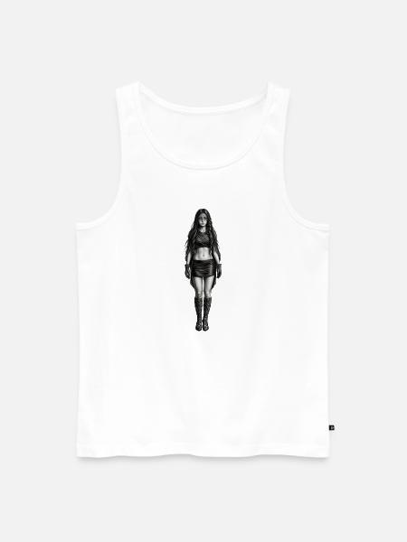 Krieger - Männer Premium Bio Tank Top - Weiß