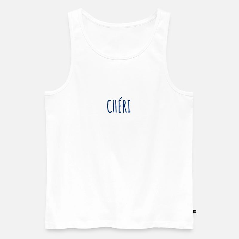 Schatz. - Männer Premium Bio Tank Top - Weiß